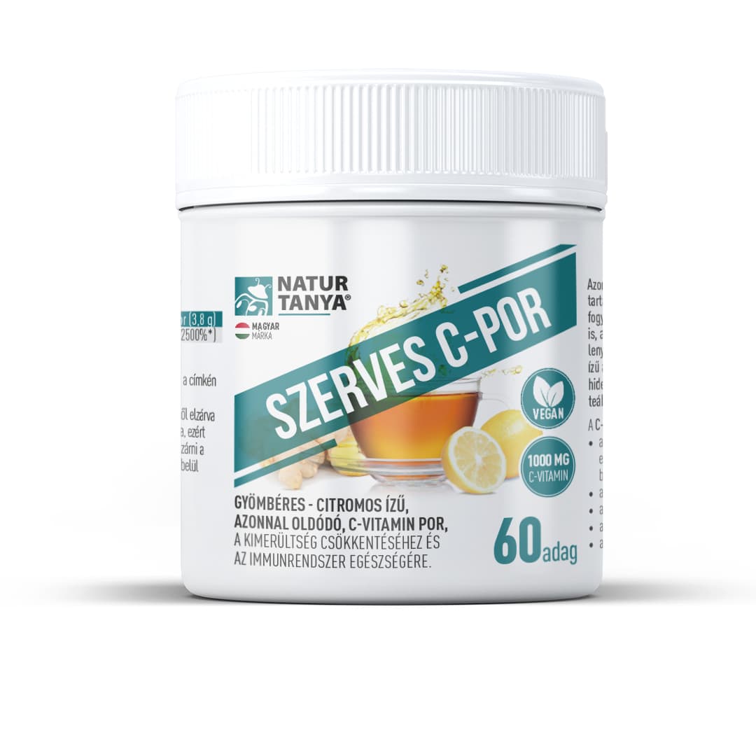 Natur Tanya organický C-vitamin prášok 60 dávok 114 g