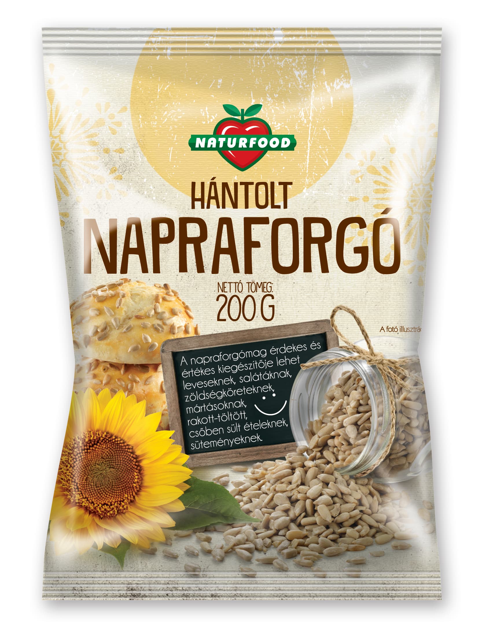 Naturfood lúpané slnečnicové semienka 200 g