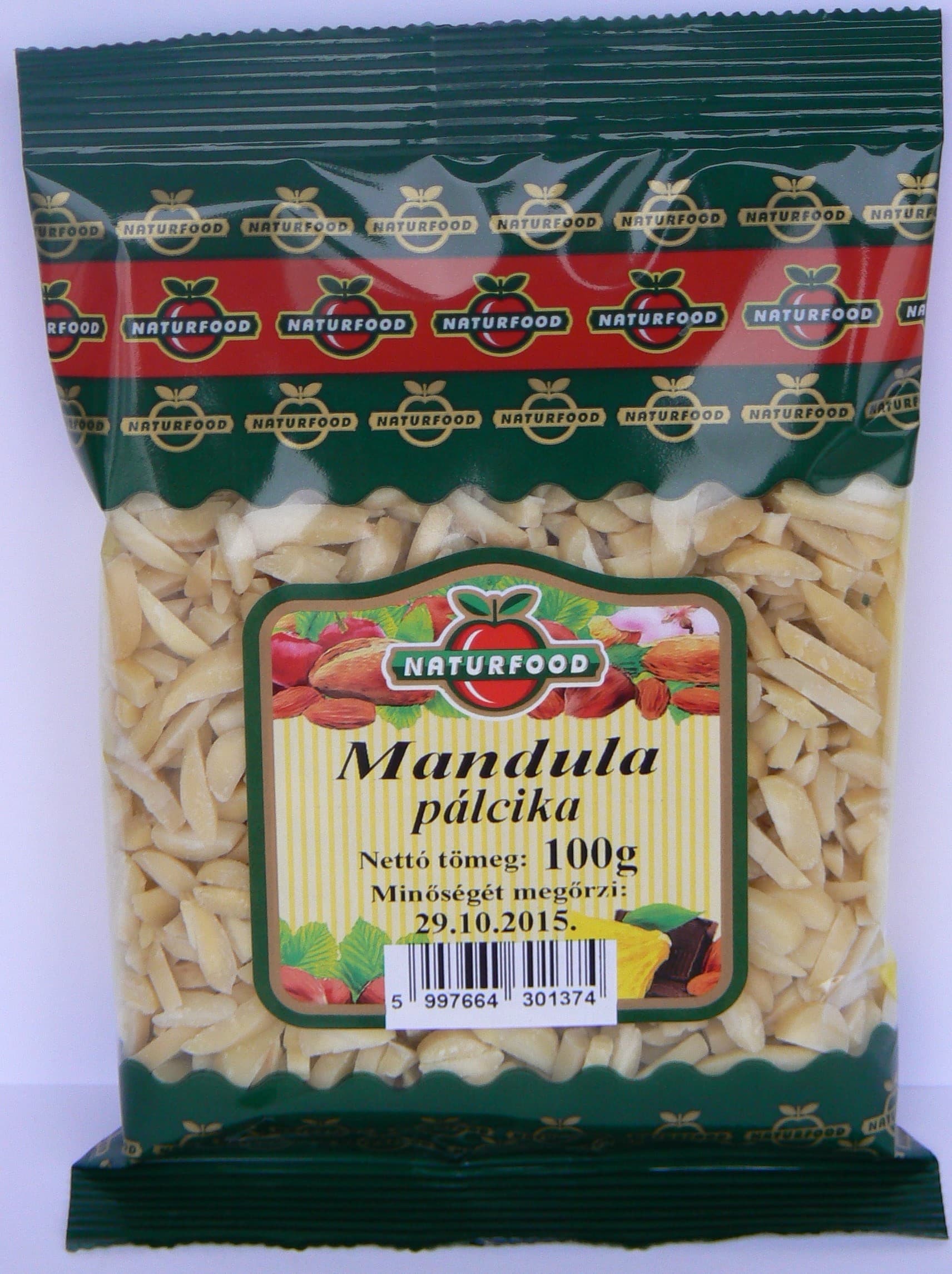Naturfood mandľové kúsky 100 g