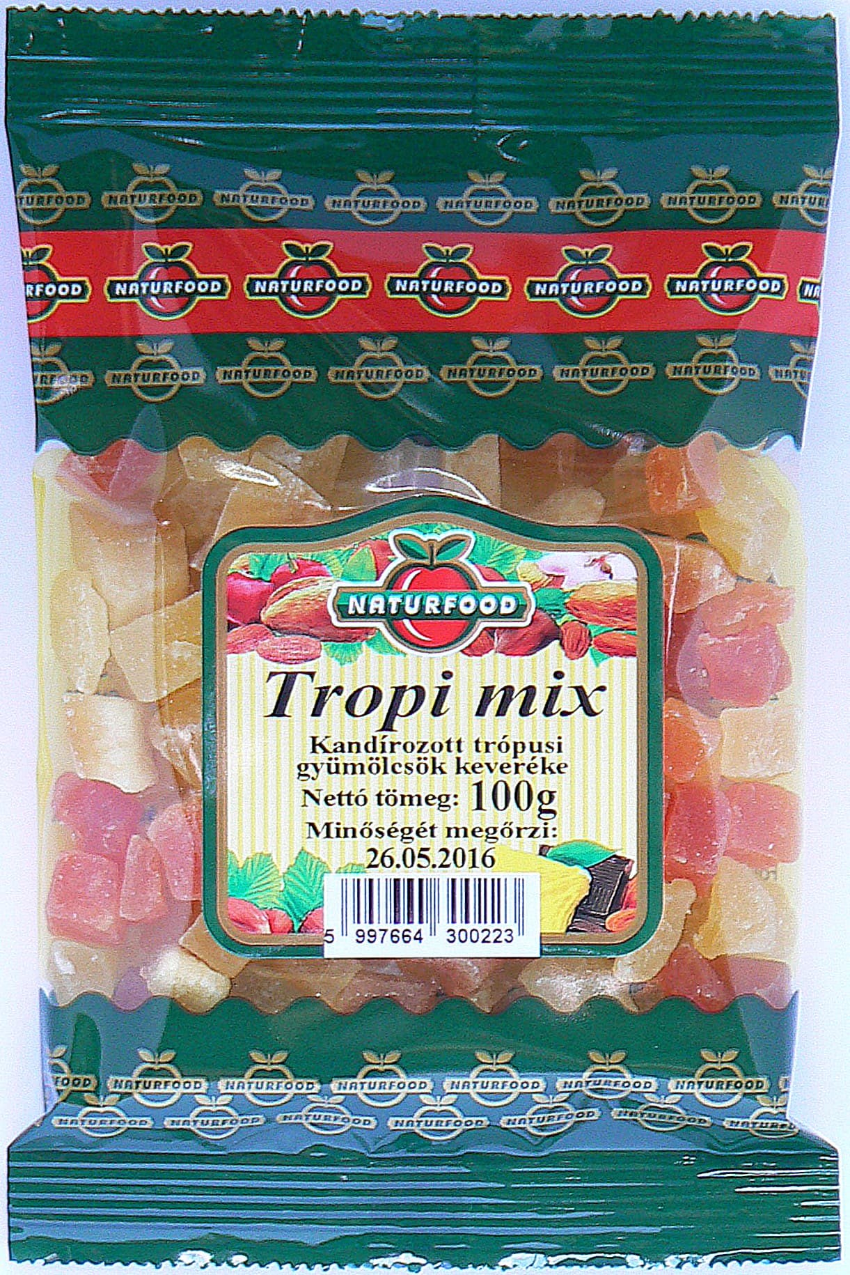 Naturfood zmes sušeného tropického ovocia 100 g