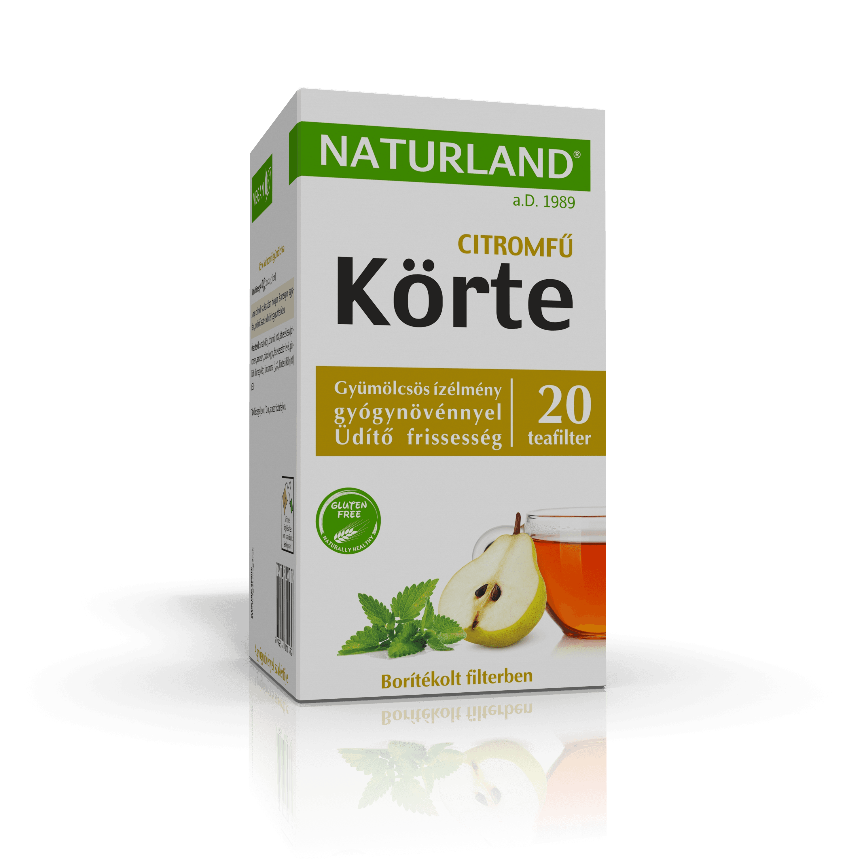 Naturland Ovocný čaj s hruškou a citrónovou trávou 40 g - 45226