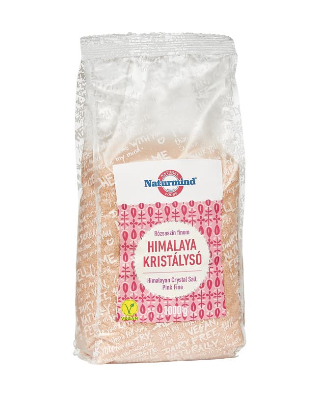 Naturmind Ružová jemná himalájska krištáľová soľ 1000 g