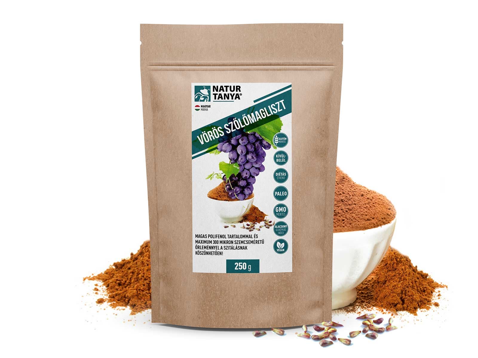 Natur Tanya Dr.Natur jedlá červená hroznová múka mikroprášok 250 g