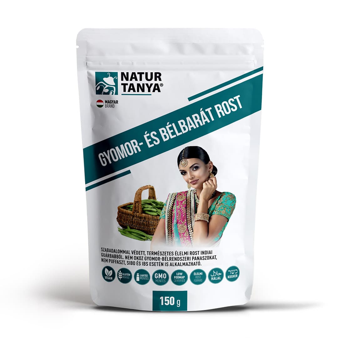 Natur Tanya vegánske pre žalúdok a črevá vlákno z indického guarbabu 150 g