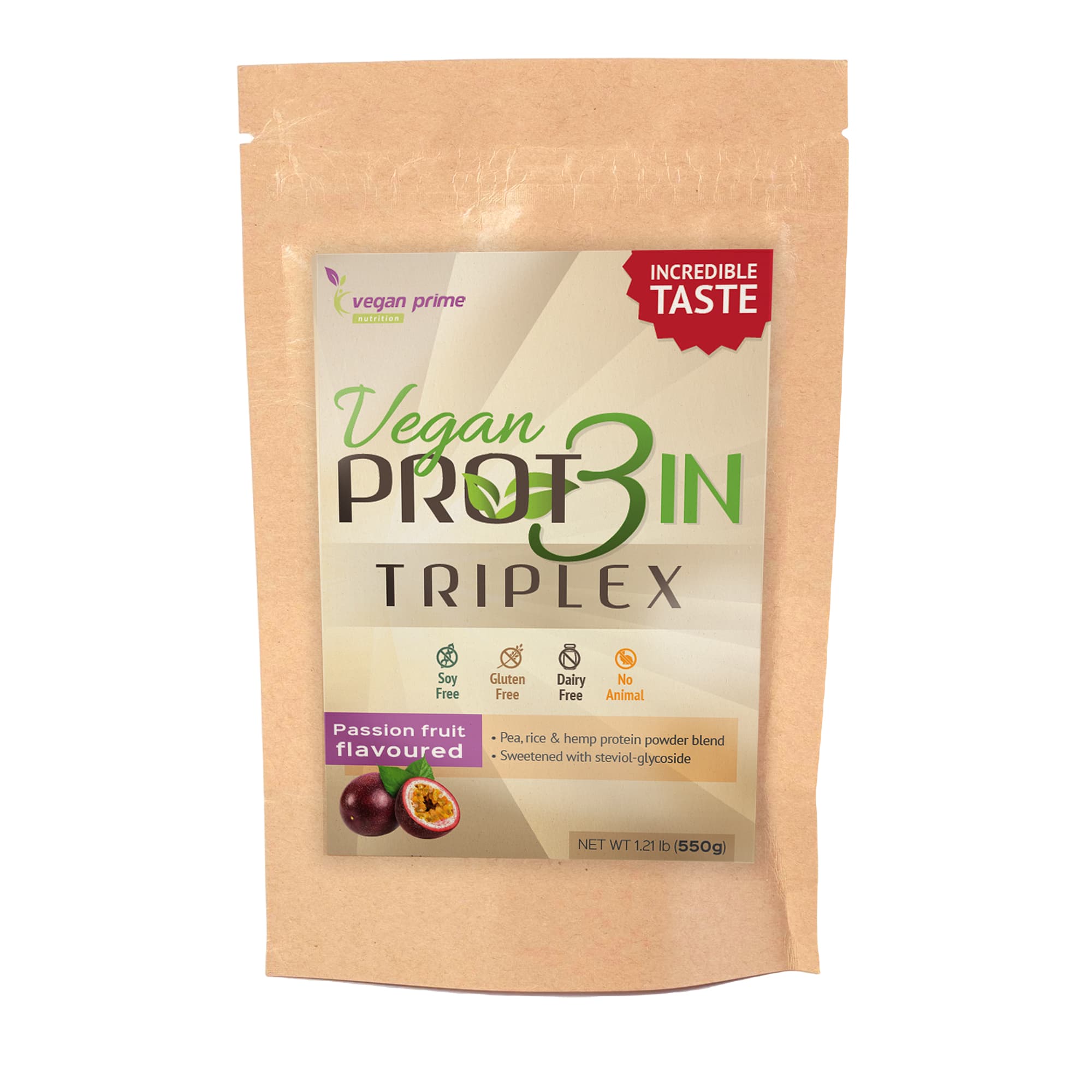 Netamin Vegan Prot3in Triplex marakuja 550 g