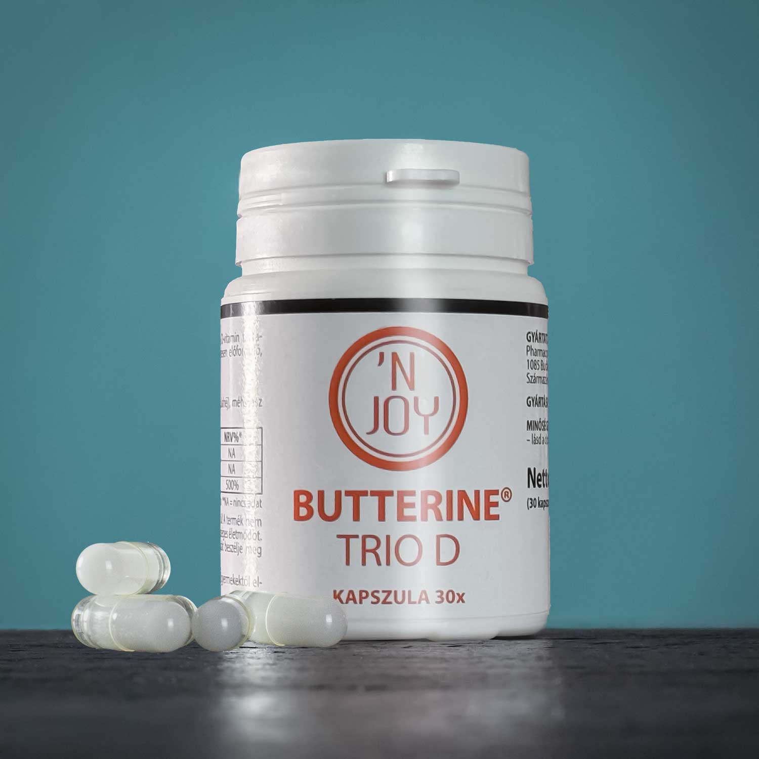 Njoy butterine trio d kapsula 30 ks /kyselina maslová, IBS/