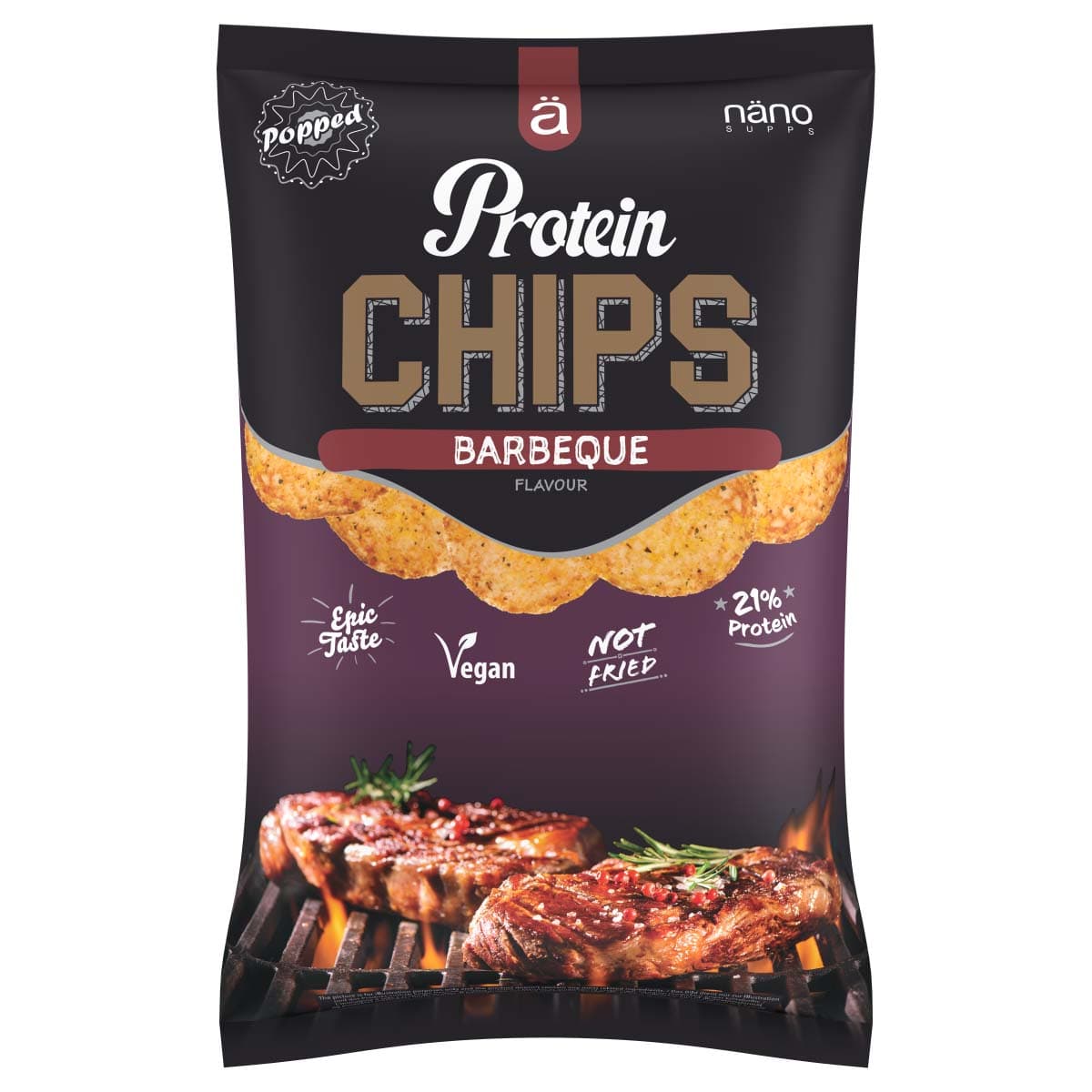 Nanosupps Proteínové Čipsy BBQ príchuťou 40 g - 91325