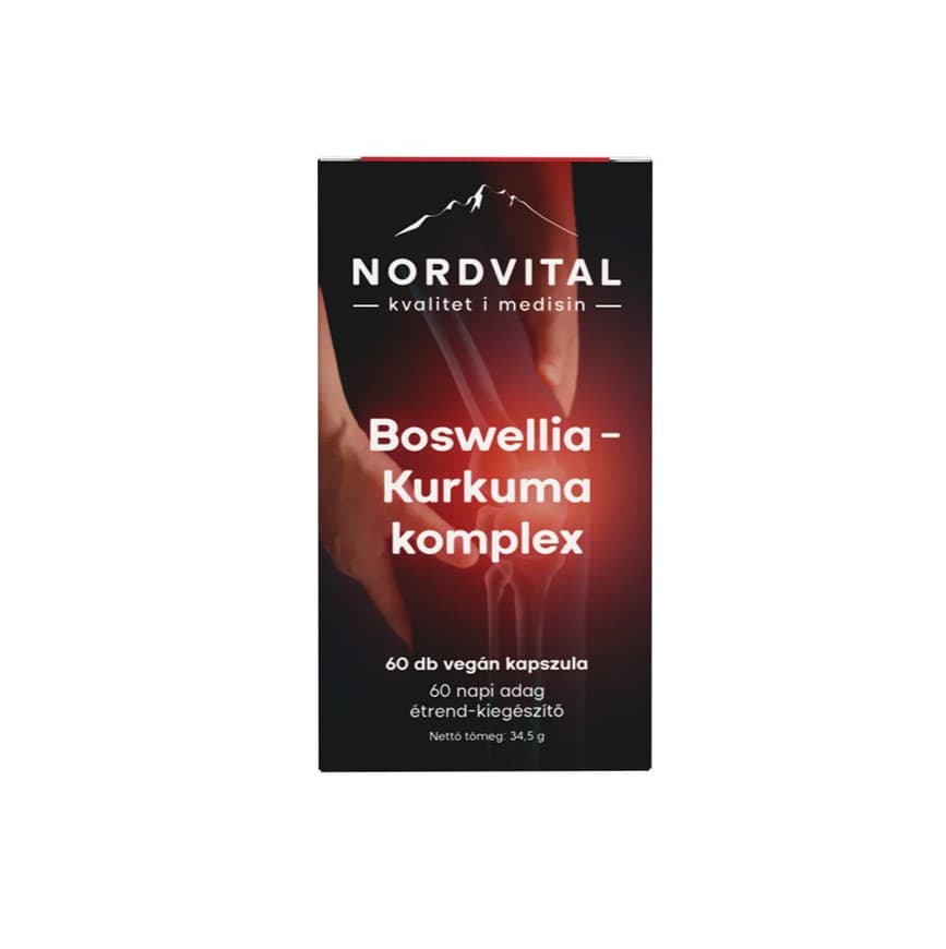 Nordvital boswellia-kurkumový komplex kapsula 60 ks