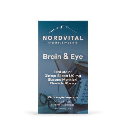 Nordvital brain and eye mäkké želatínové kapsule 50 ks