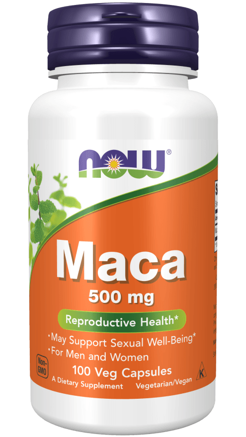 Now maca 500 mg kapsula 100 ks