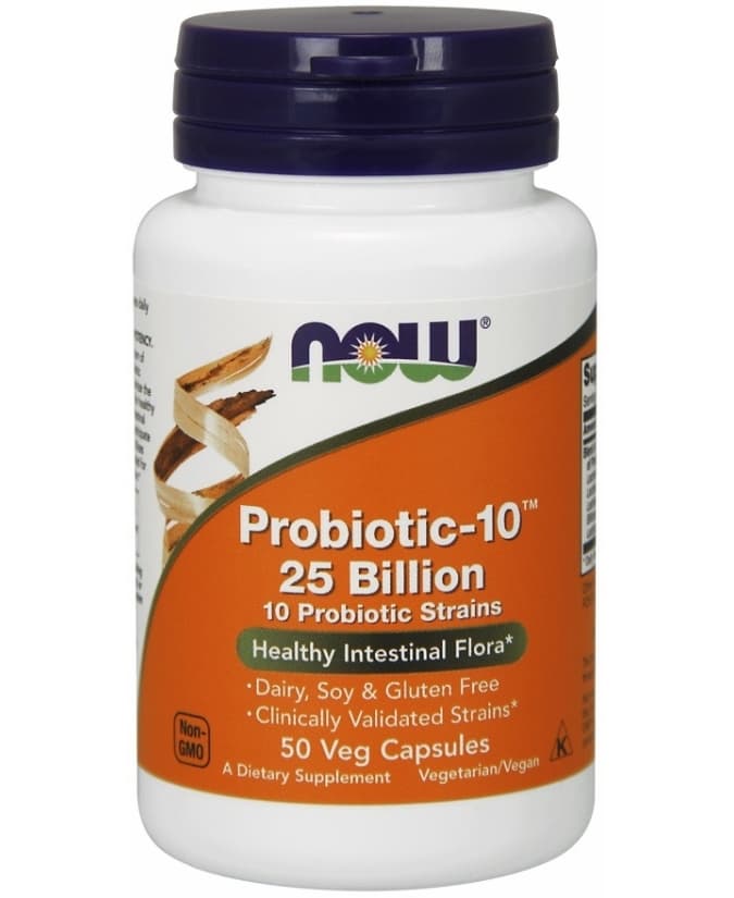 Now Probiotic-10 25 miliárd kapsúl 50 ks