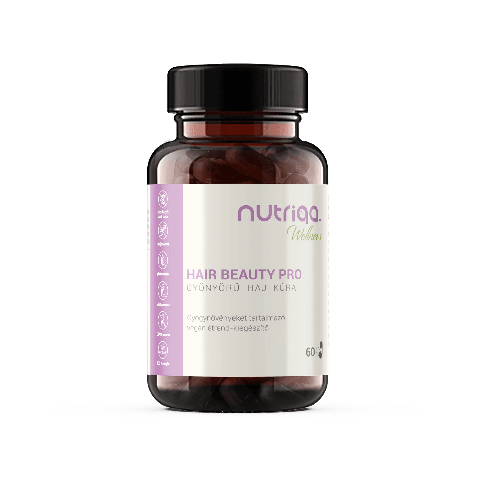 Nutriqa hair beauty pro nádherná vlasová kúra vegán kapsula 60 ks