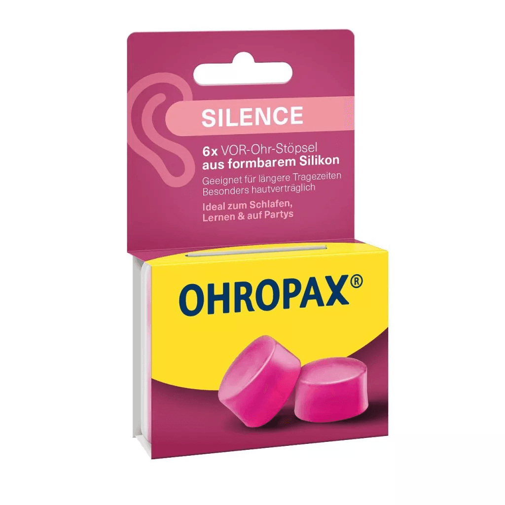 Ohropax silence ušné zátky 6 ks