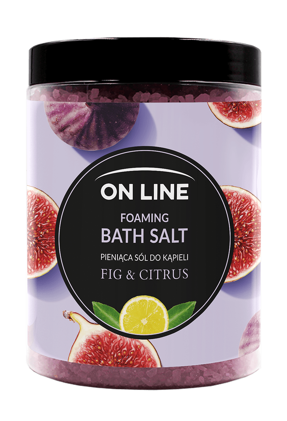 On Line Osviežujúca soľ do kúpeľa Figa & Citrus 1200 g - 94741