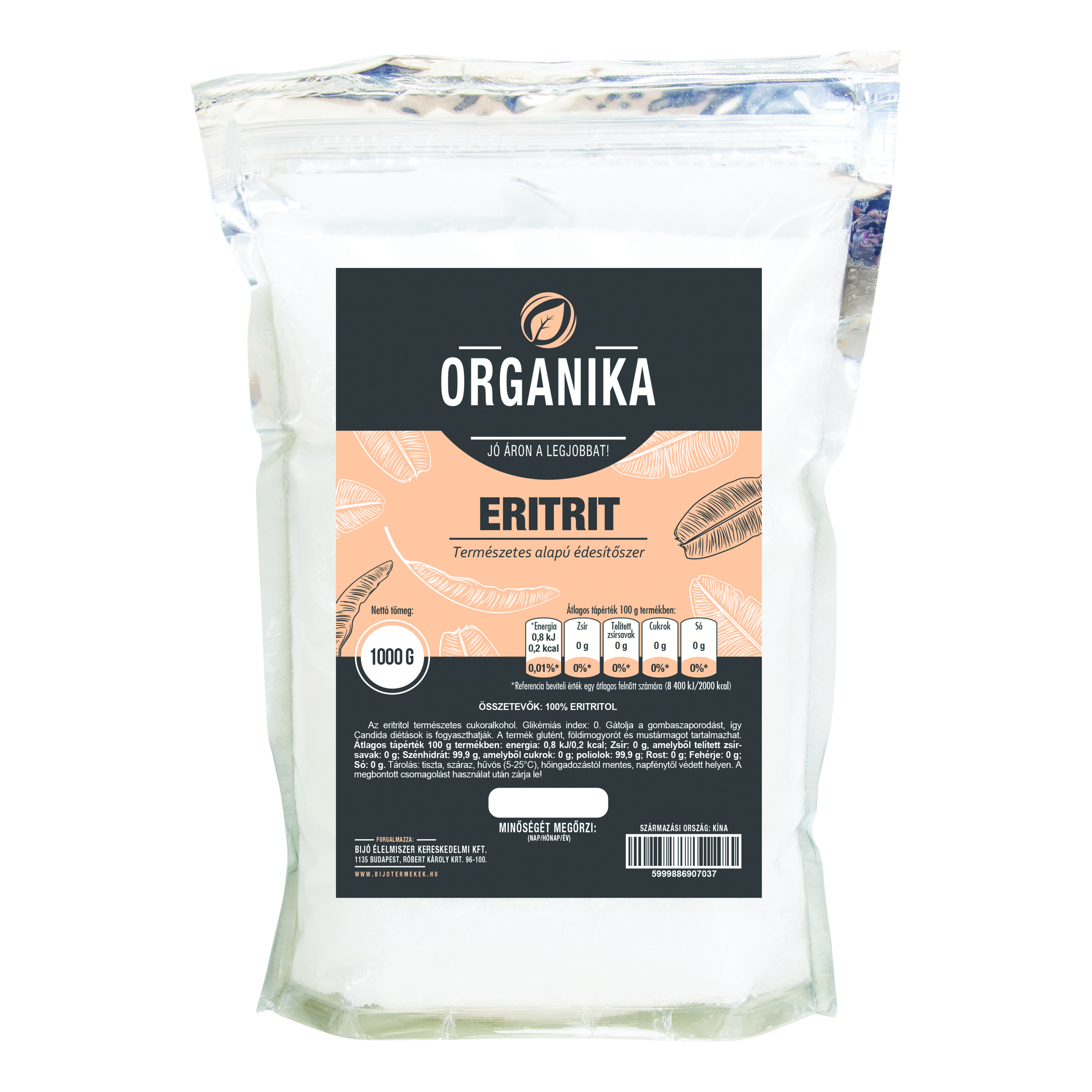 Organika Erytritol 1000 g