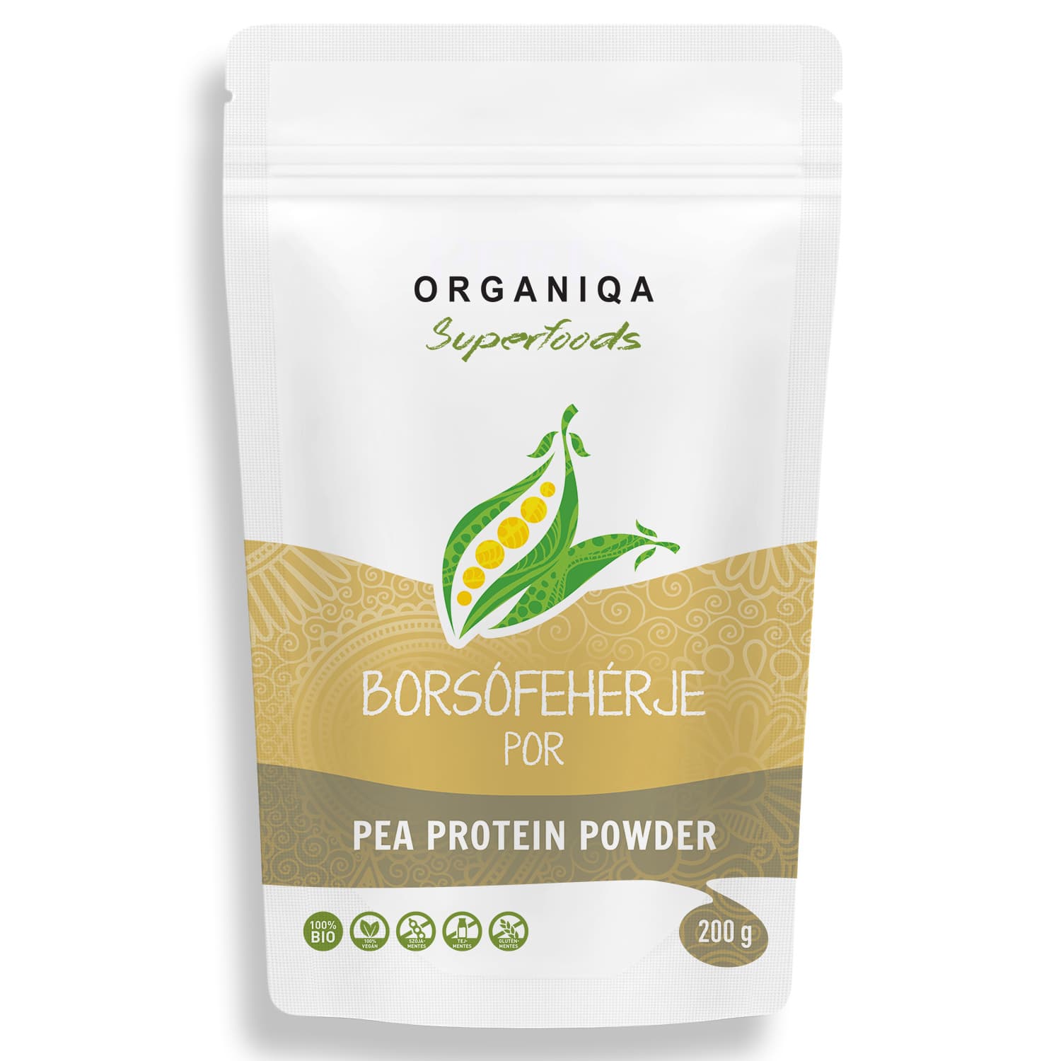 Organiqa Bio Hrachový Proteínový Prášok 200 g
