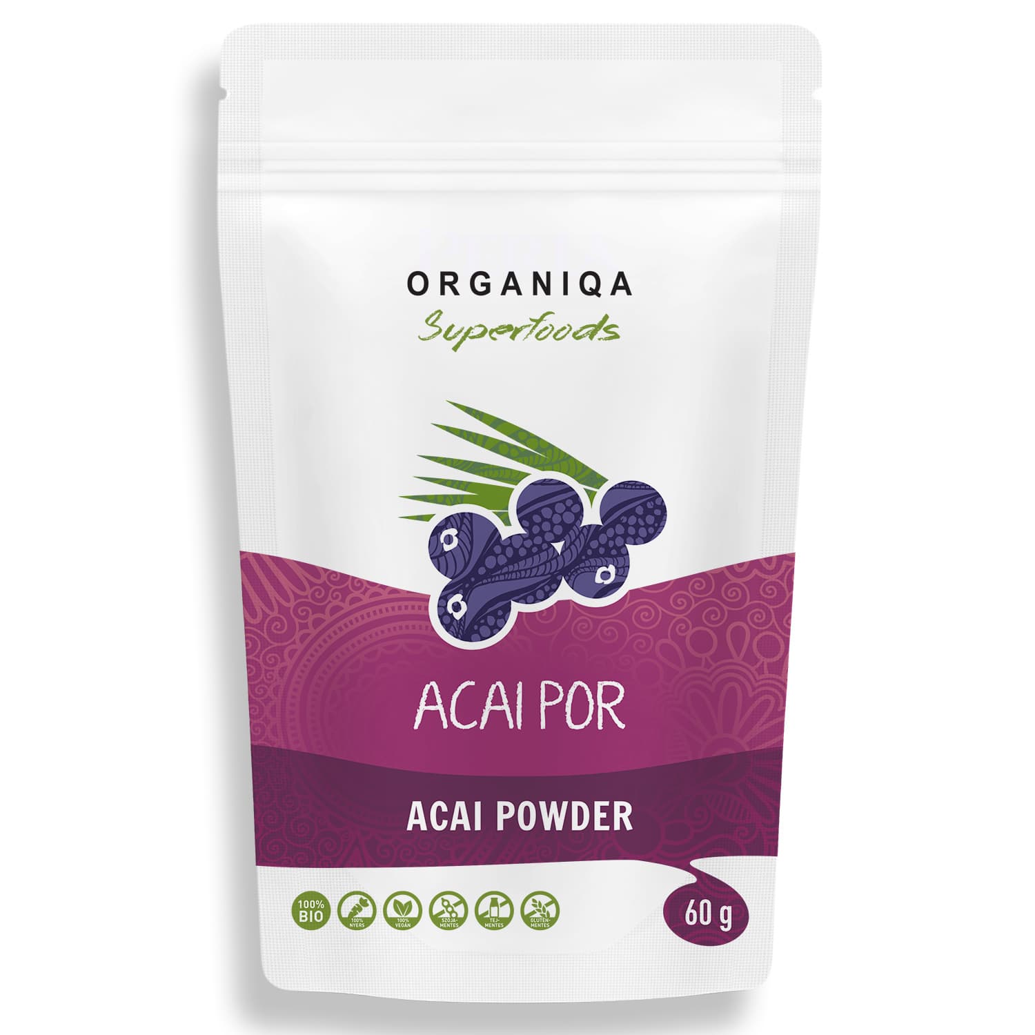 Organiqa bio acai prášok 100% surový 60 g