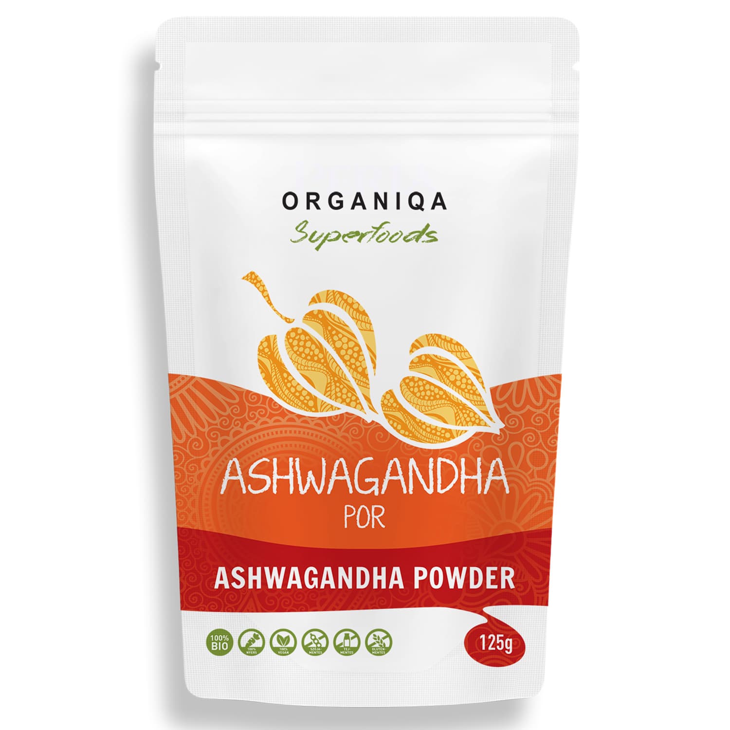 Organiqa bio ashwagandha prášok 125 g
