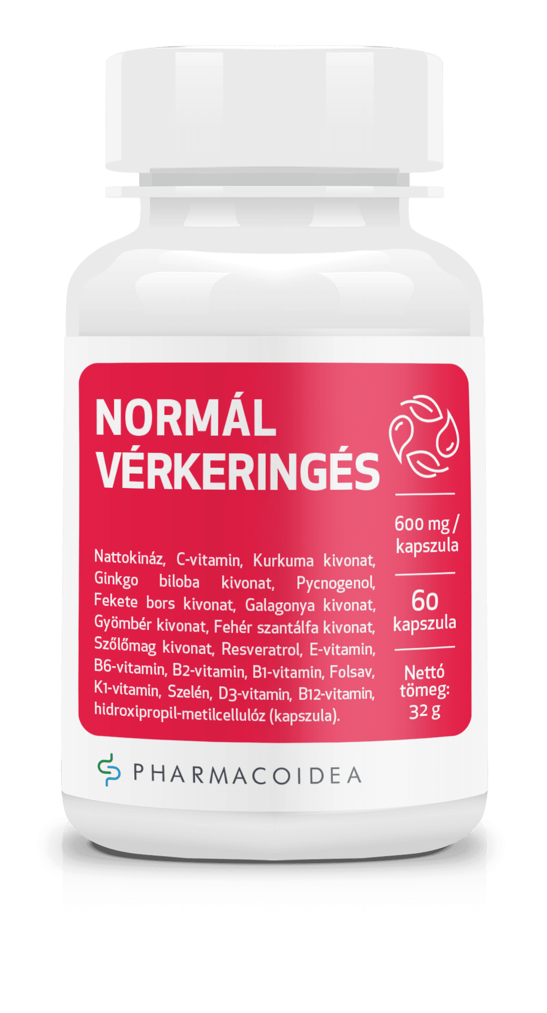 Pharmacoidea kapsuly pre normálny krvný obeh extra 60 ks - 94776
