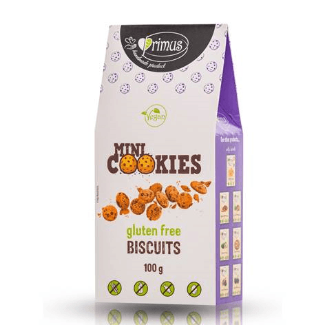 Primus bezgluténové vegánske mini sušienky 100 g