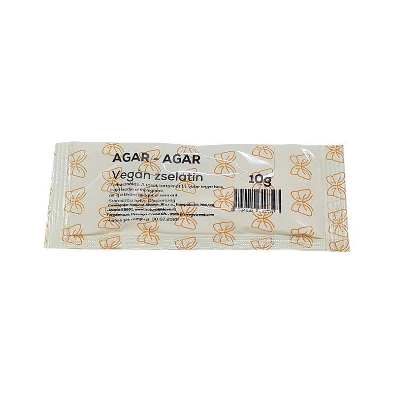 Prírodný vegánsky želatín (agar-agar) 10 g