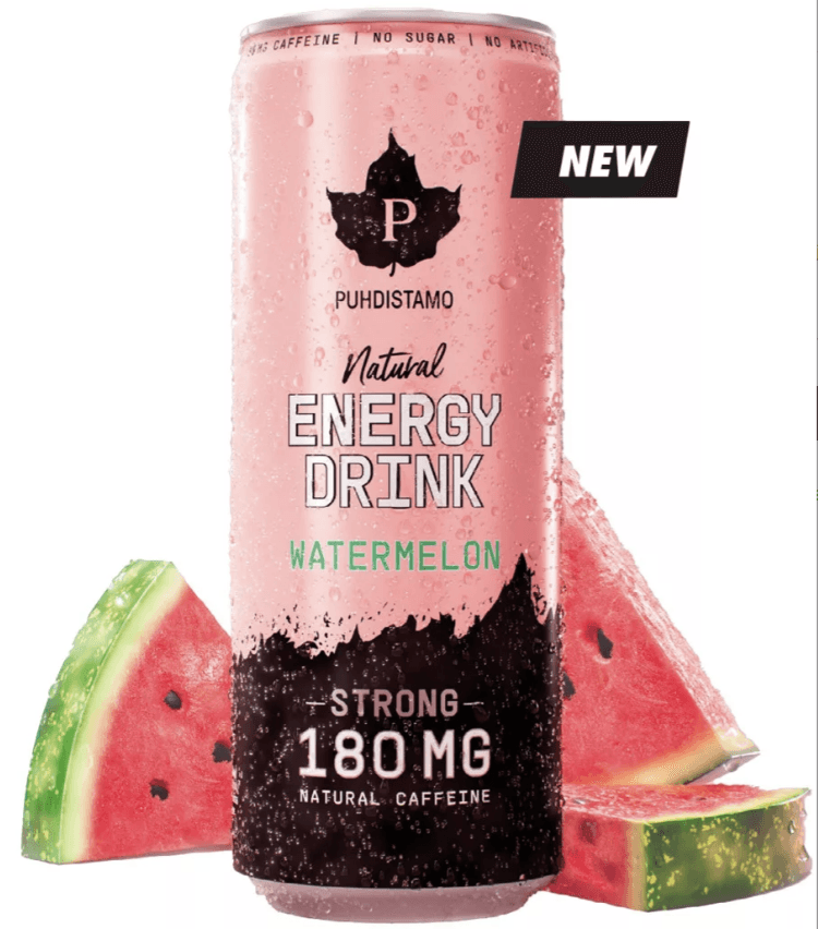 Puhdistamo prírodný energetický nápoj príchuť melón 330 ml