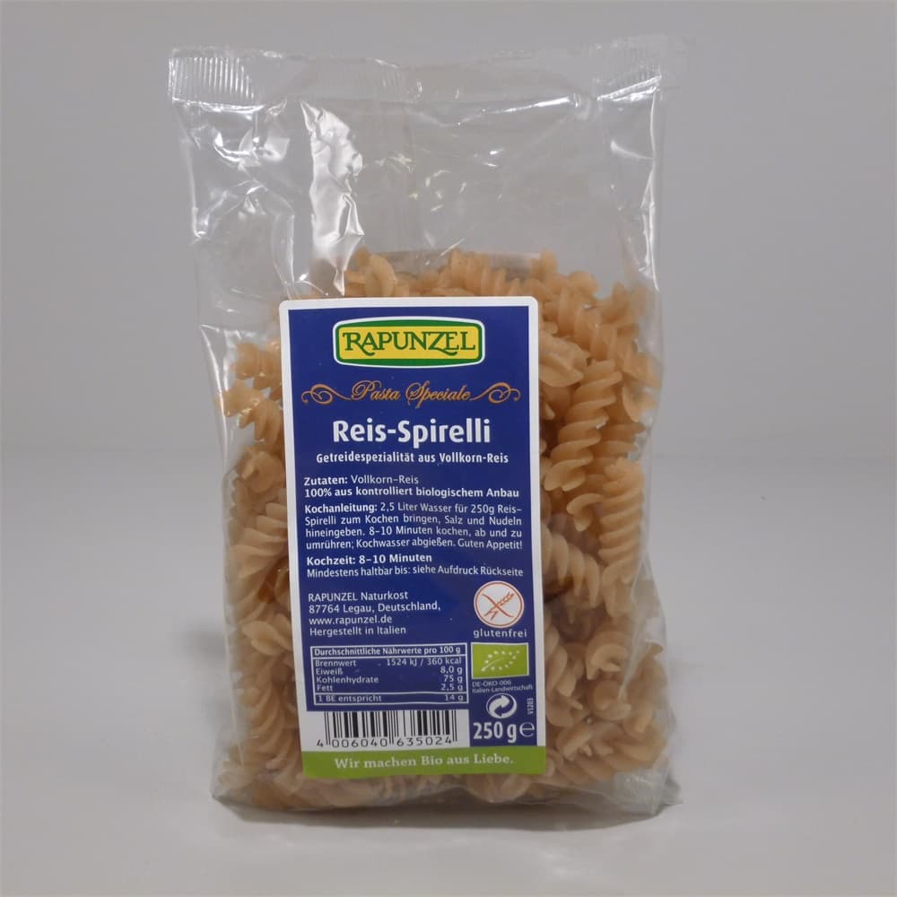 Rapunzel bezlepkové ryžové špirály 250 g