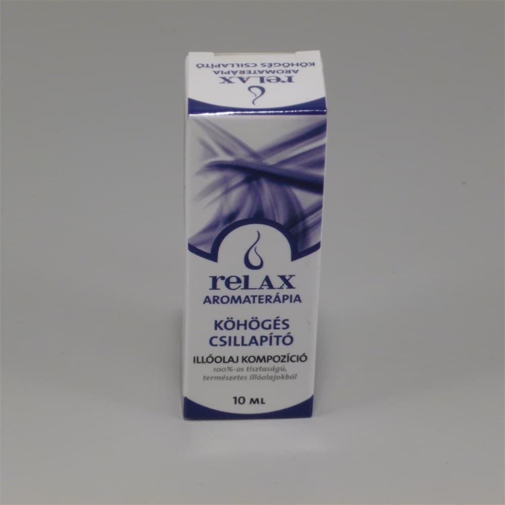 Relax esenciálny olej na potlačenie kašľa 10 ml