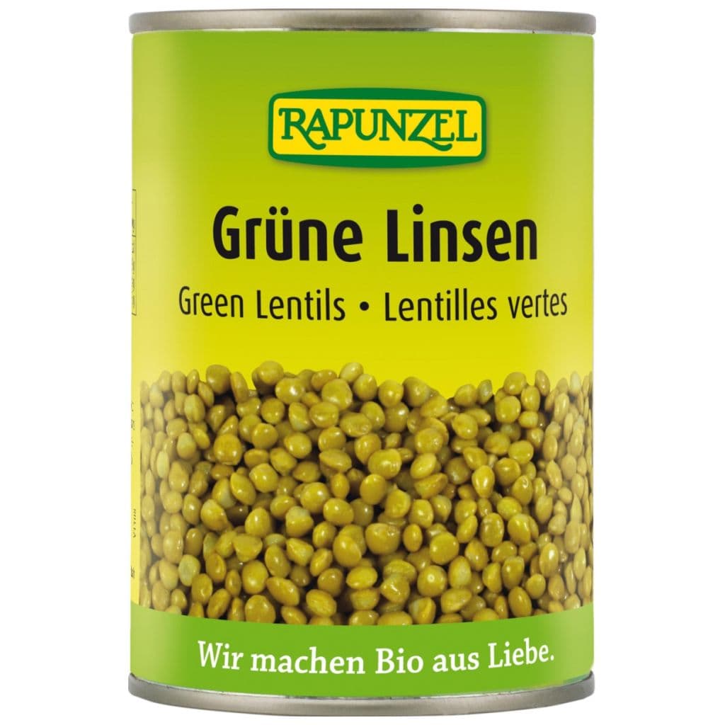Rapunzel bio zelená šošovica v náleve 400 g
