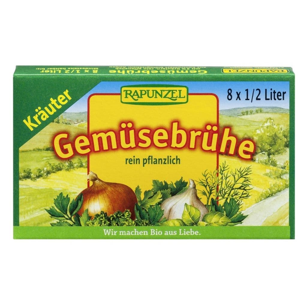 Rapunzel Bio zeleninové bujónové kocky s bylinkami 84 g