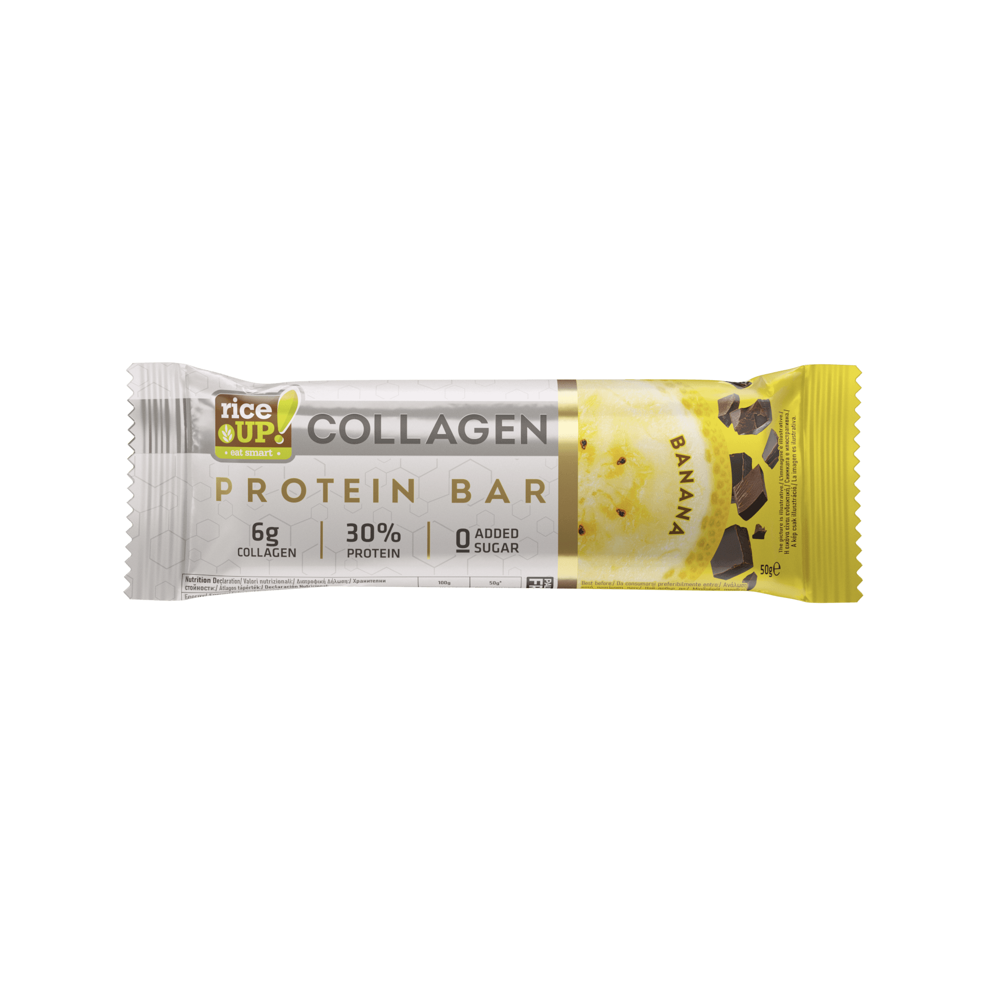 Rice Up Kolagénová proteínová tyčinka banán 50 g - 95890