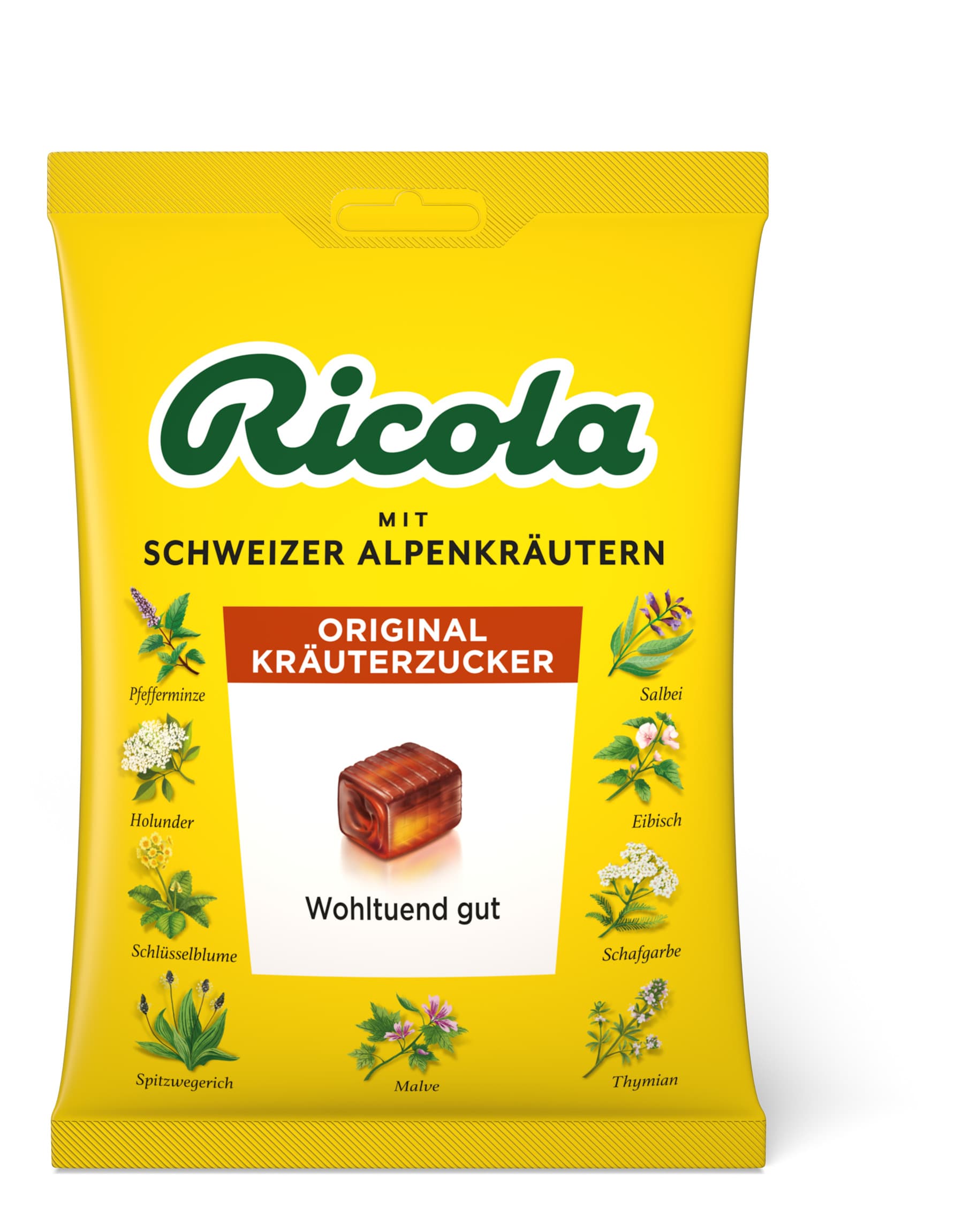 Ricola švajčiarske bylinné cukríky bez cukru s 13 bylinkami 75 g