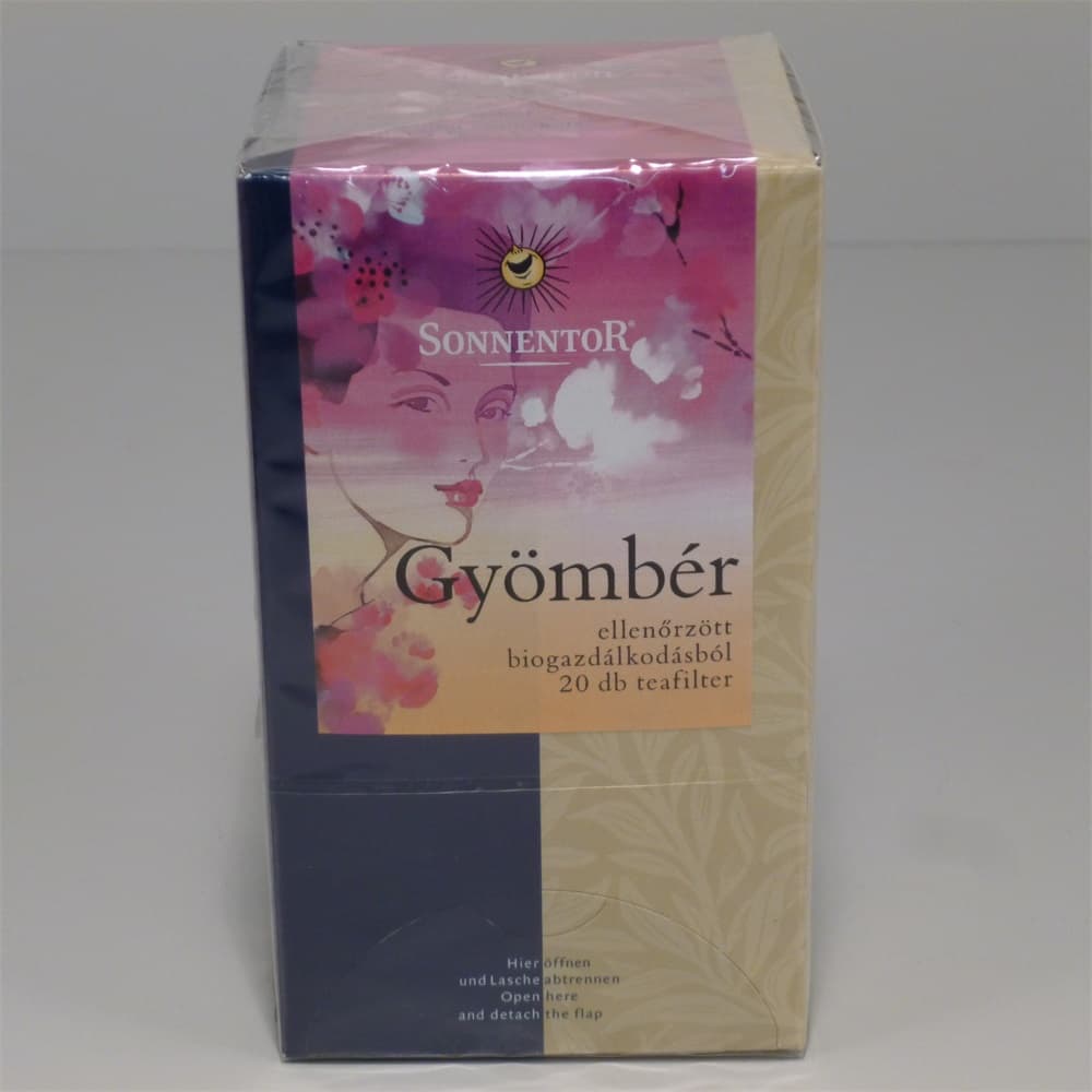 Sonnentor bio zázvorový čaj 20x1g 20 g