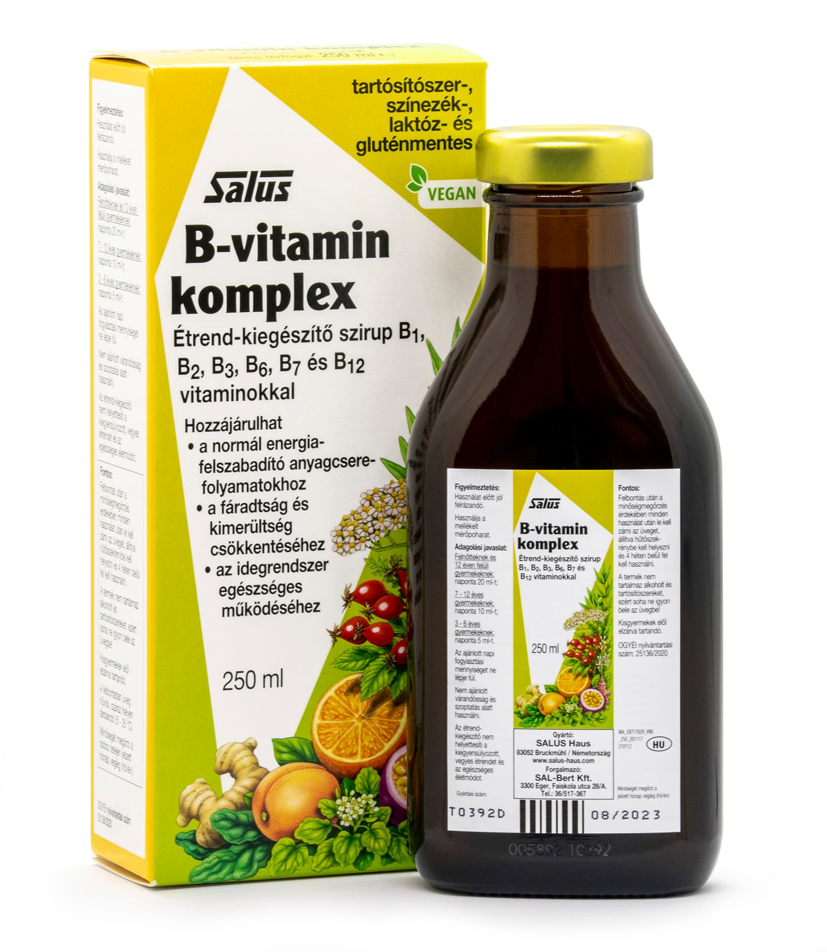 Salus Vitálny B-komplex sirup 250 ml - 58368