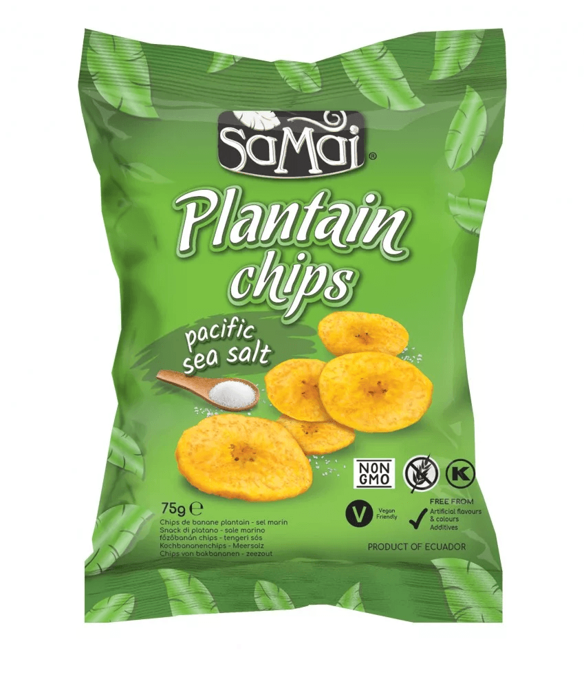 Samai chrumkavé plantainové lupienky s morskou soľou 75 g