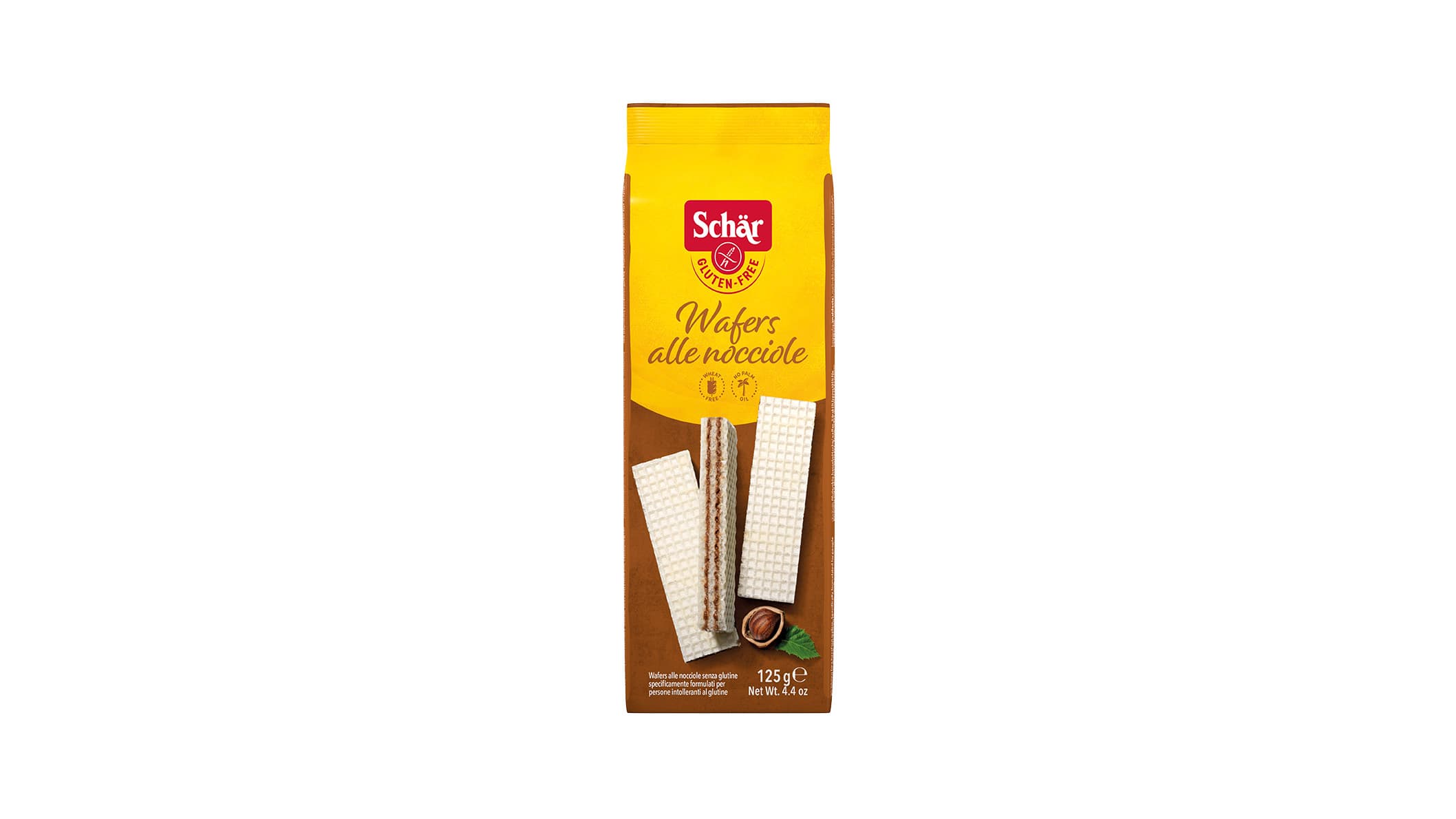 Schär oblátky s orieškovou náplňou bez lepku 125 g