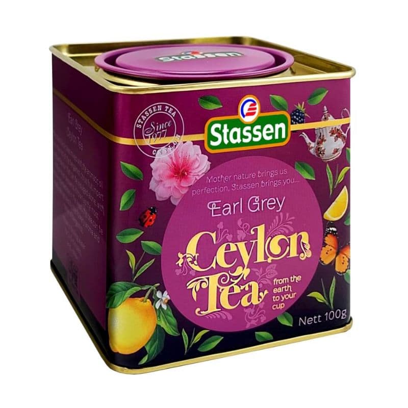 Stassen earl grey čaj sypaný plechový box 100 g
