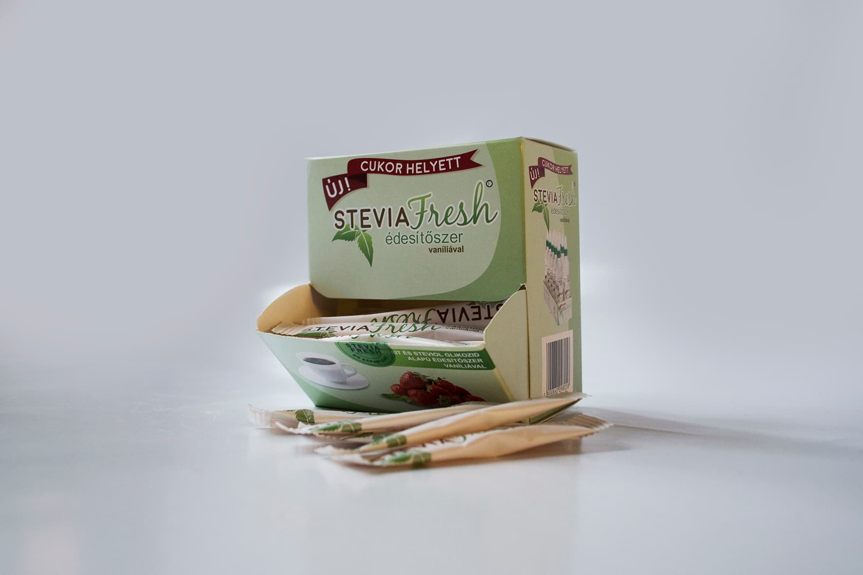 Stevia Fresh sladidlo s vanilkovou príchuťou 100 g - 88235