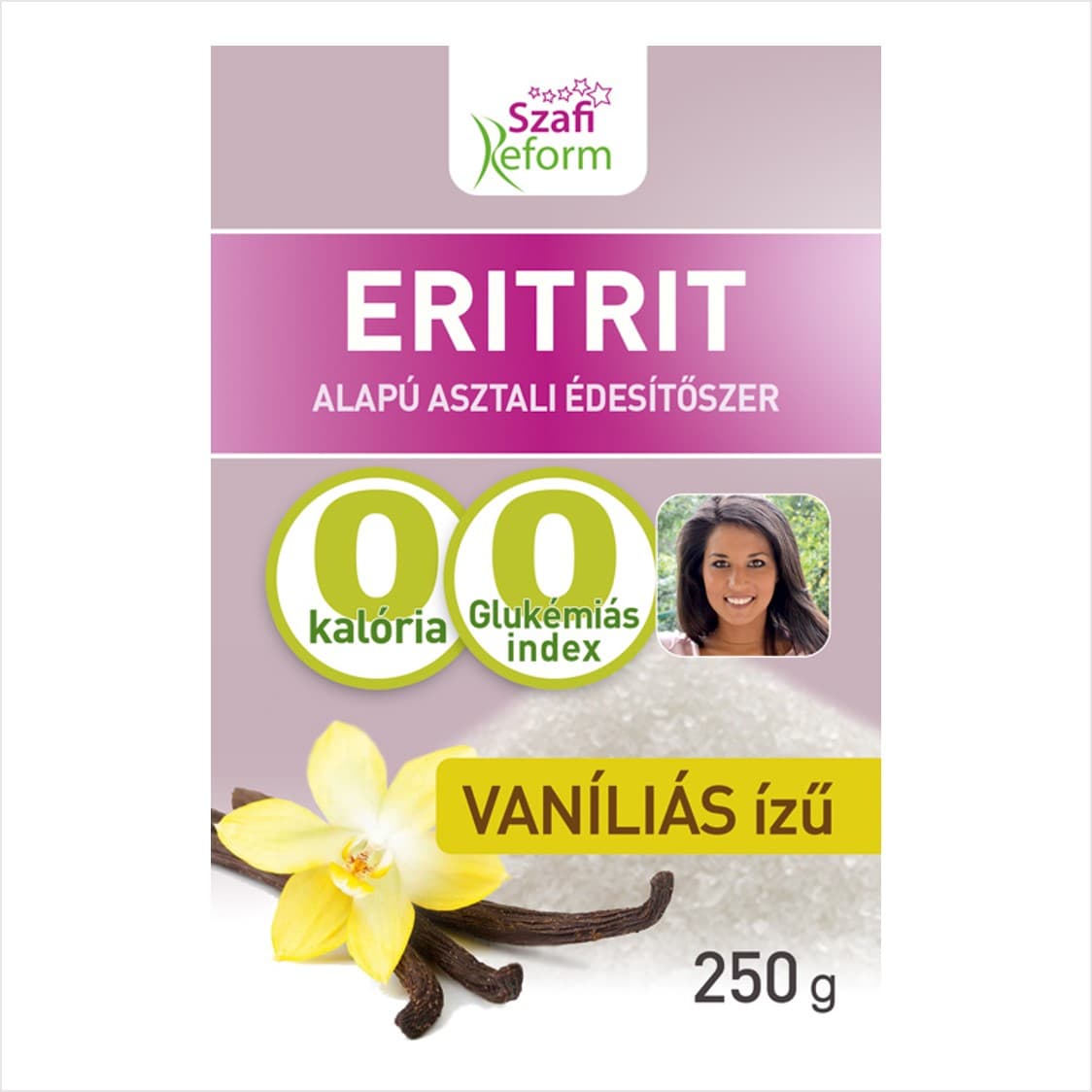 Szafi Reform vaníliový erytritol 250 g