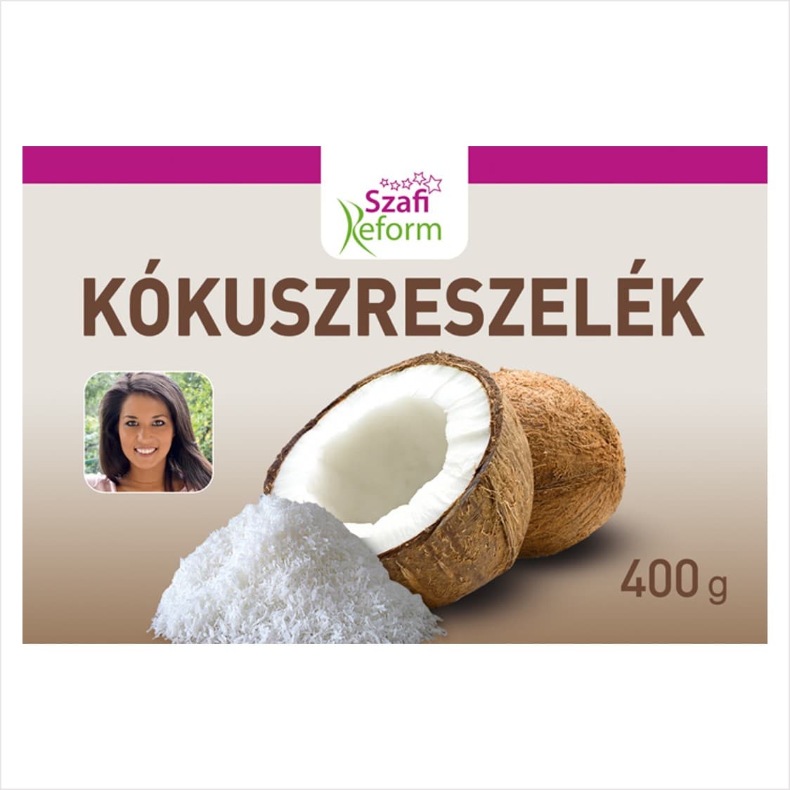 Szafi Reform strúhaný kokos 400 g