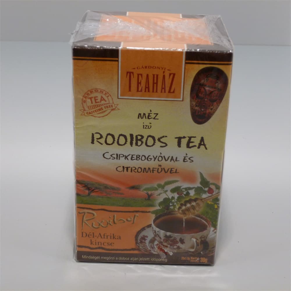 Teaház rooibos čaj s príchuťou medovej manga a s ružovým šípkom a citrónovou trávou 20x1,5 g