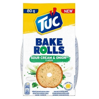 TUC Bake Rolls s cesnakovou príchuťou 80 g