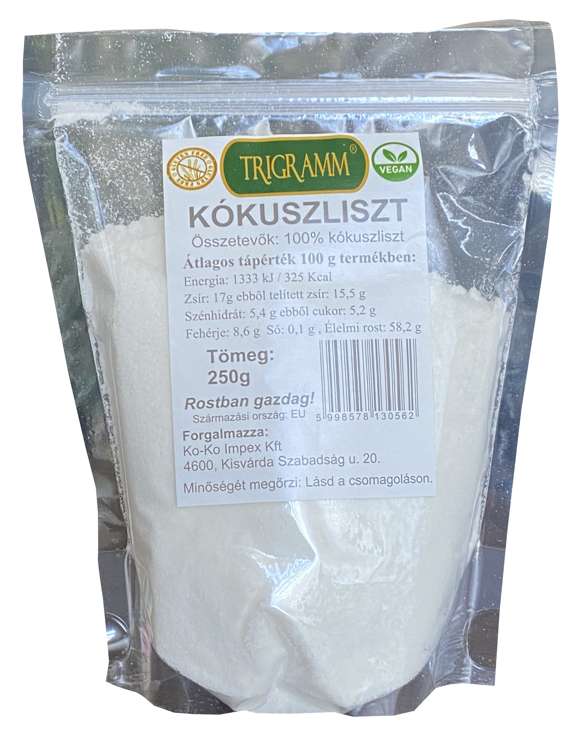 Trigramm kokosová múka 250 g