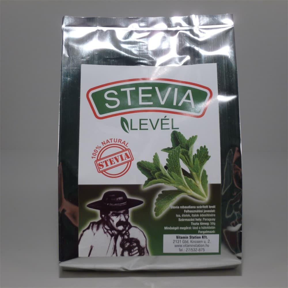 Vitamin Station Sušené listy stévie 50 g - 30106