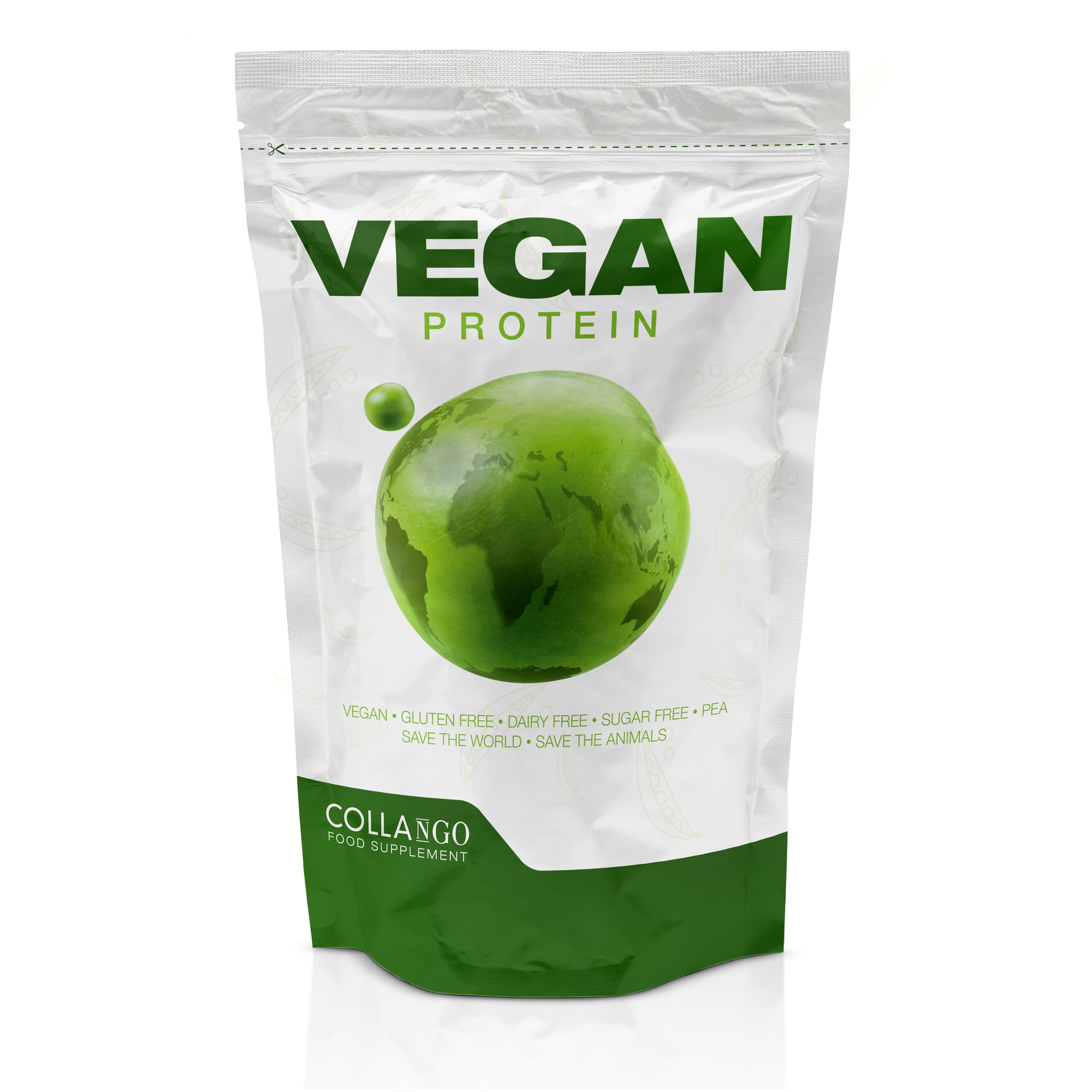 Vegan Protein hrachový proteín čokoládový 600 g