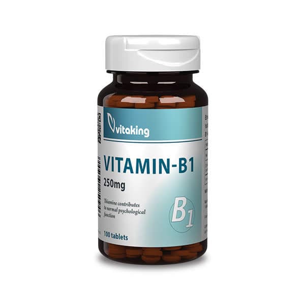 Vitaking B-1 vitamín 250mg tableta 100 ks
