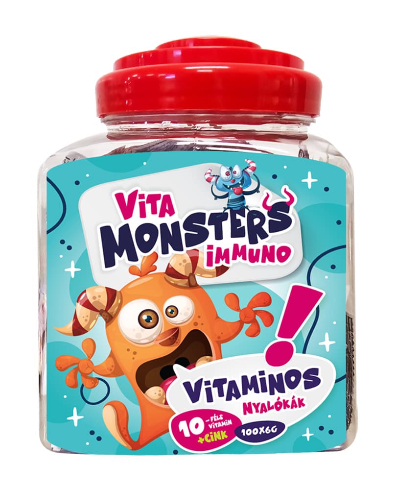 Vitamonsters Immuno Multivitamínové lízanky 600 g - 97697