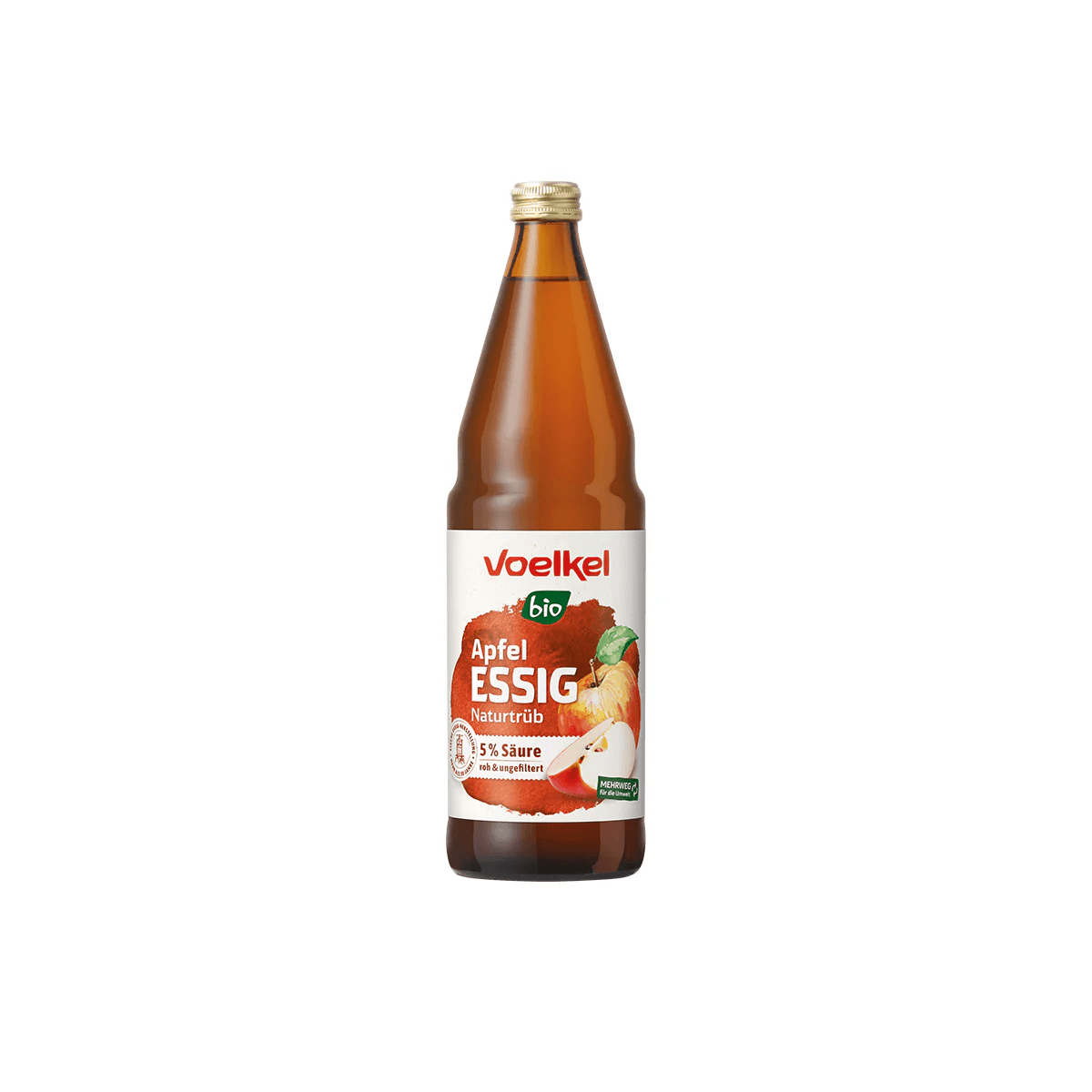 Voelkel bio nefiltrovaný jablčný ocot 750 ml