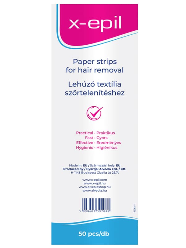 X-Epil depilačné textilné pásiky 50 ks - 25038