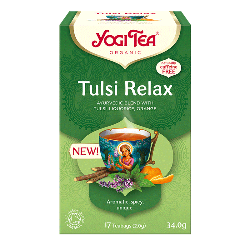 Yogi Tea Tulsi Relax porciovaný čaj BIO 34 g